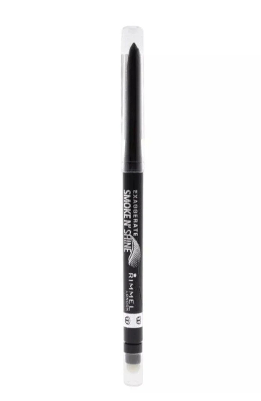 Rimmel Exaggerate Smoke N' Shine Automatic Gel Eyeliner, 001 Little Black Smokey
